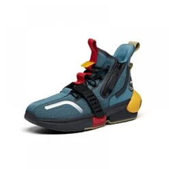 2020 Dragon Ball Super "Trunks" Lovers Anta Basketball Culture Sneakers - Deep Blue/Yellow/Red/Black -Magical Ears Collectibles Shop 112011619 7 2 1