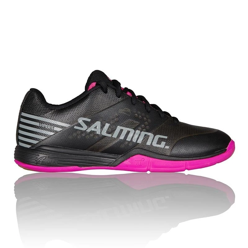 Salming Viper 5 Black/Pink Women's Indoor Court Shoes 1 Salming Viper 5 Black/Pink Women's Indoor Court Shoes