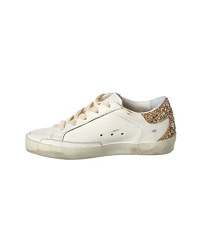 Golden Goose Superstar Leather & Glitter Sneaker Kids 2 Golden Goose Superstar Leather & Glitter Sneaker Kids - Image 2
