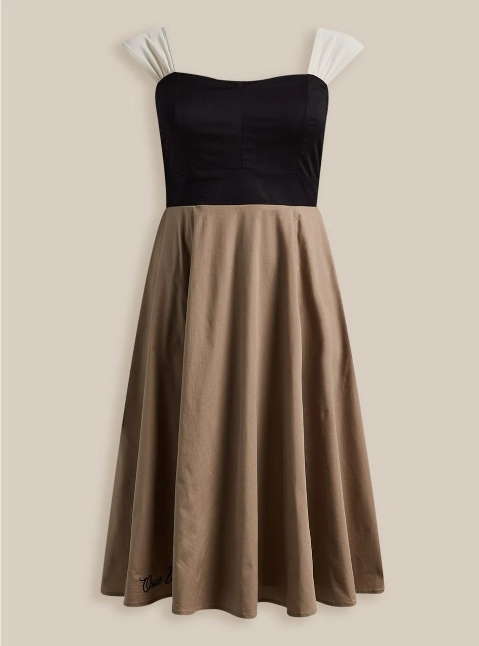 Disney Sleeping Beauty Swing Stretch Poplin Midi Dress 5 Disney Sleeping Beauty Swing Stretch Poplin Midi Dress - Image 5