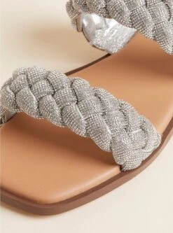 Braided Embellished Double Band Sandal (WW) -Magical Ears Collectibles Shop 19525896 00009 av3