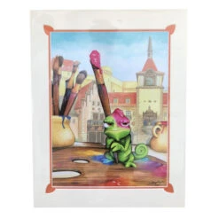 Disney Doug Bolly Art Print - A Brush With Greatness - Pascal