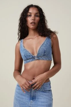 Denim Bralette