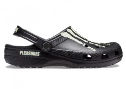 Crocs Classic Clog Pleasures Skeleton Black Glow