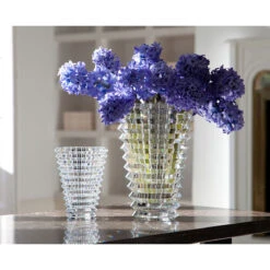 Baccarat Crystal, Eye Oval 9 1/4" Vase, Clear -Magical Ears Collectibles Shop 2103568B a3