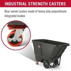 Suncast Dump Cart Tilt Truck 2,200lbs 1 Cubic Yard Forkliftable Towable RMTTHD100 5 Suncast Dump Cart Tilt Truck 2,200lbs 1 Cubic Yard Forkliftable Towable RMTTHD100 -Magical Ears Collectibles Shop 22621 3 xegaglwoe3licbxf