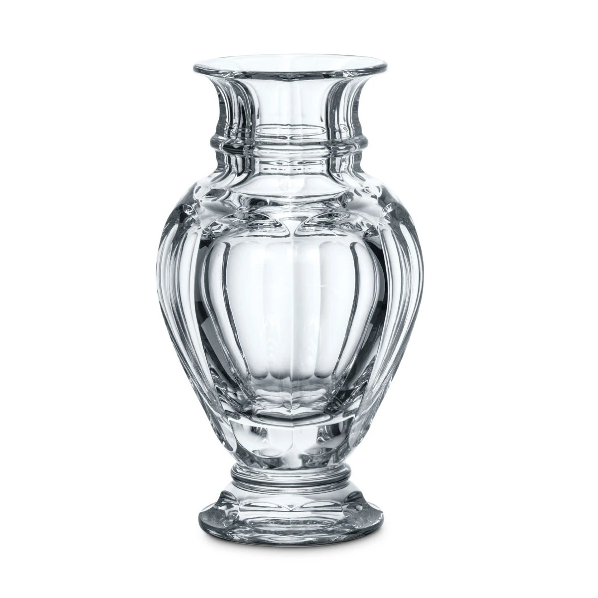 Baccarat Crystal, Harcourt 12.5" Baluster Vase, Clear 1 Baccarat Crystal, Harcourt 12.5" Baluster Vase, Clear