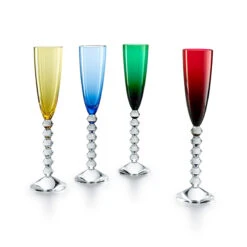 Baccarat Vega Flutissimo Toasting Flutes Set Of Four