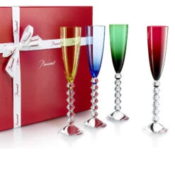 Baccarat Vega Flutissimo Toasting Flutes Set Of Four 5 Baccarat Vega Flutissimo Toasting Flutes Set Of Four -Magical Ears Collectibles Shop 2812557B a3