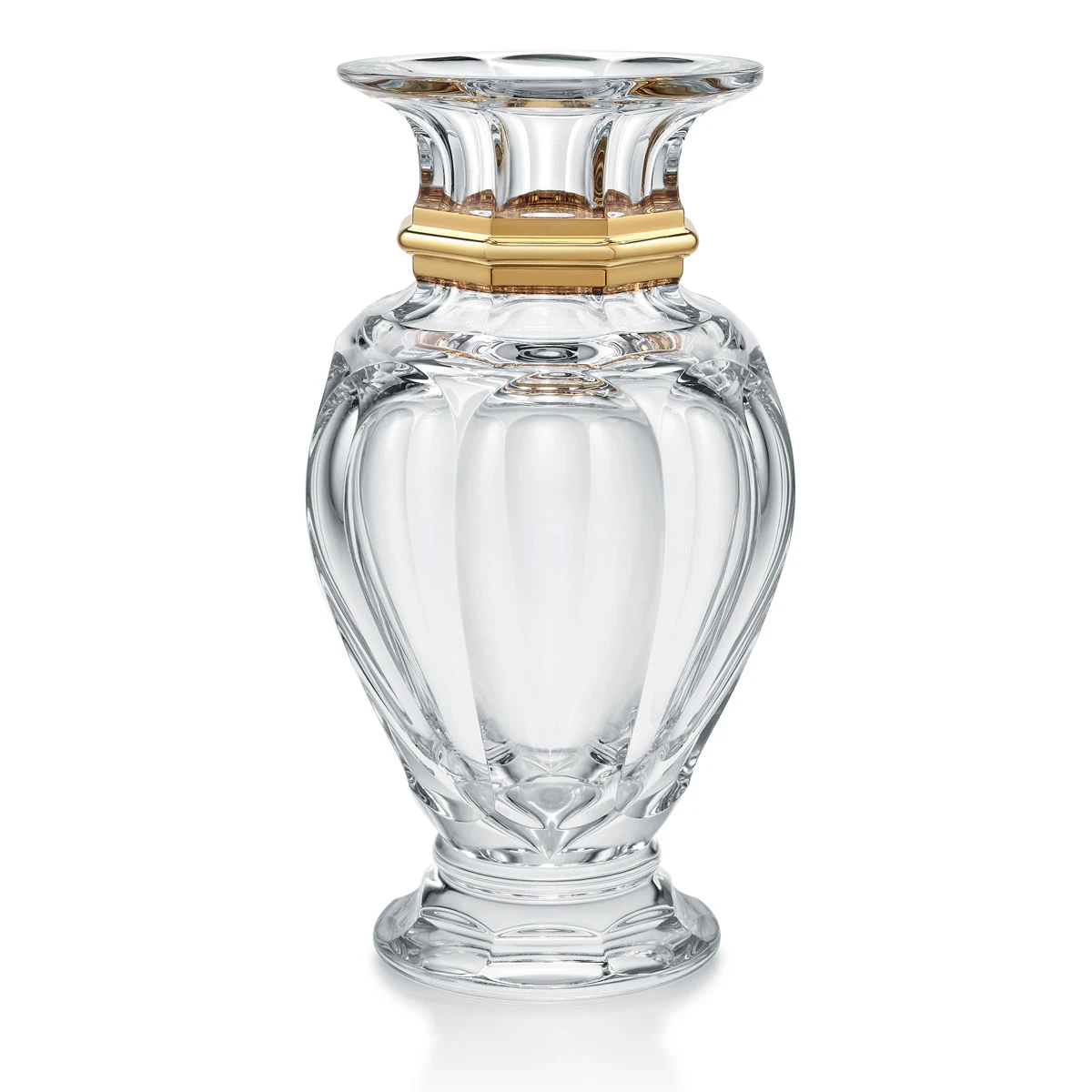 Baccarat Harcourt Baluster 12.5" Vase, Gold 1 Baccarat Harcourt Baluster 12.5" Vase, Gold