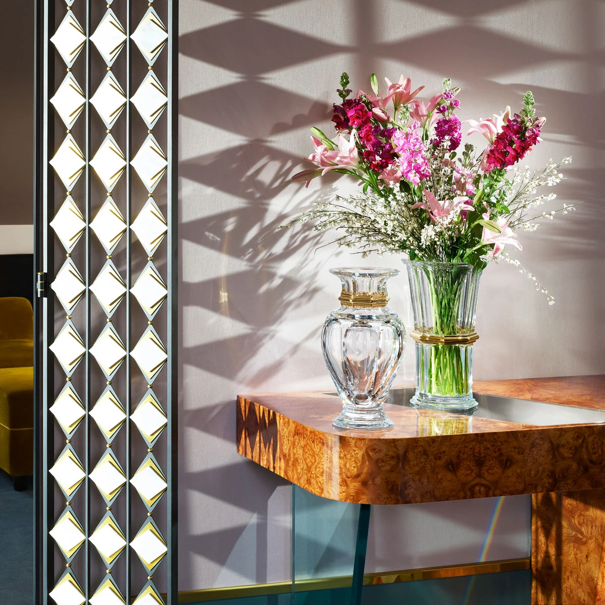 Baccarat Harcourt Baluster 12.5" Vase, Gold 2 Baccarat Harcourt Baluster 12.5" Vase, Gold - Image 2