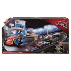 Disney Cars 3 Piston Cup Motorized Garage