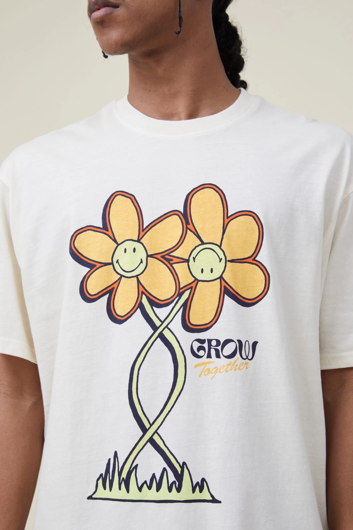 Smiley Loose Fit T-Shirt 4 Smiley Loose Fit T-Shirt - Image 4