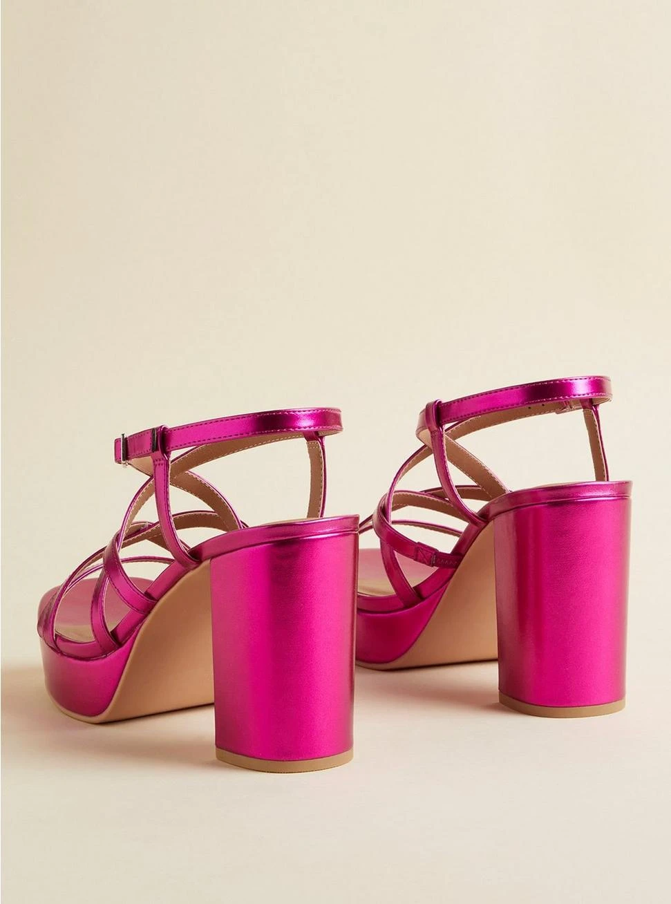 Strappy Platform Heeled Sandal (WW) 3 Strappy Platform Heeled Sandal (WW) - Image 3