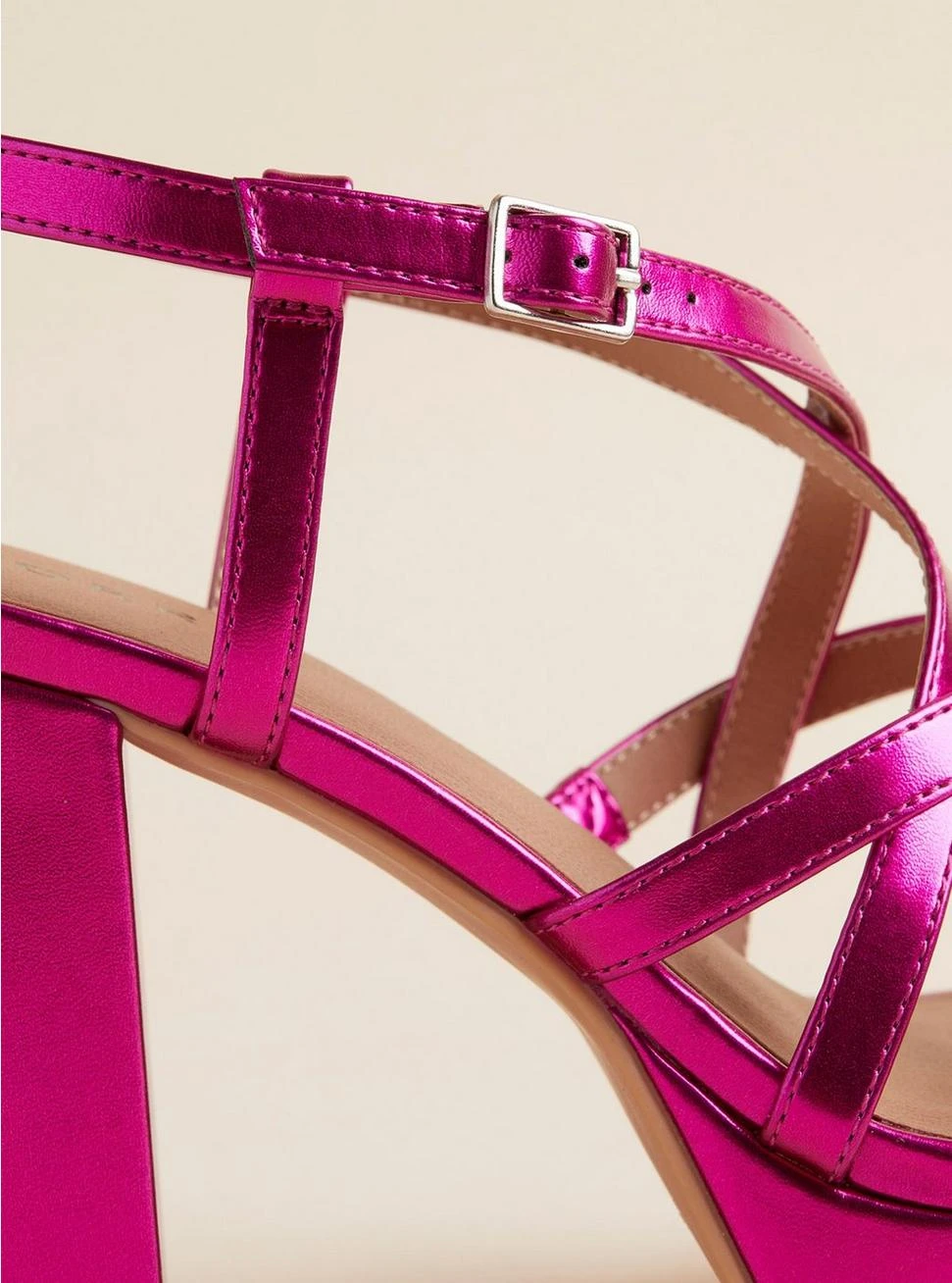 Strappy Platform Heeled Sandal (WW) 5 Strappy Platform Heeled Sandal (WW) - Image 5