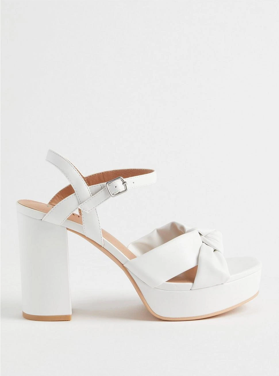 Soft Knot Heeled Platform Mule (WW) 3 Soft Knot Heeled Platform Mule (WW) - Image 3