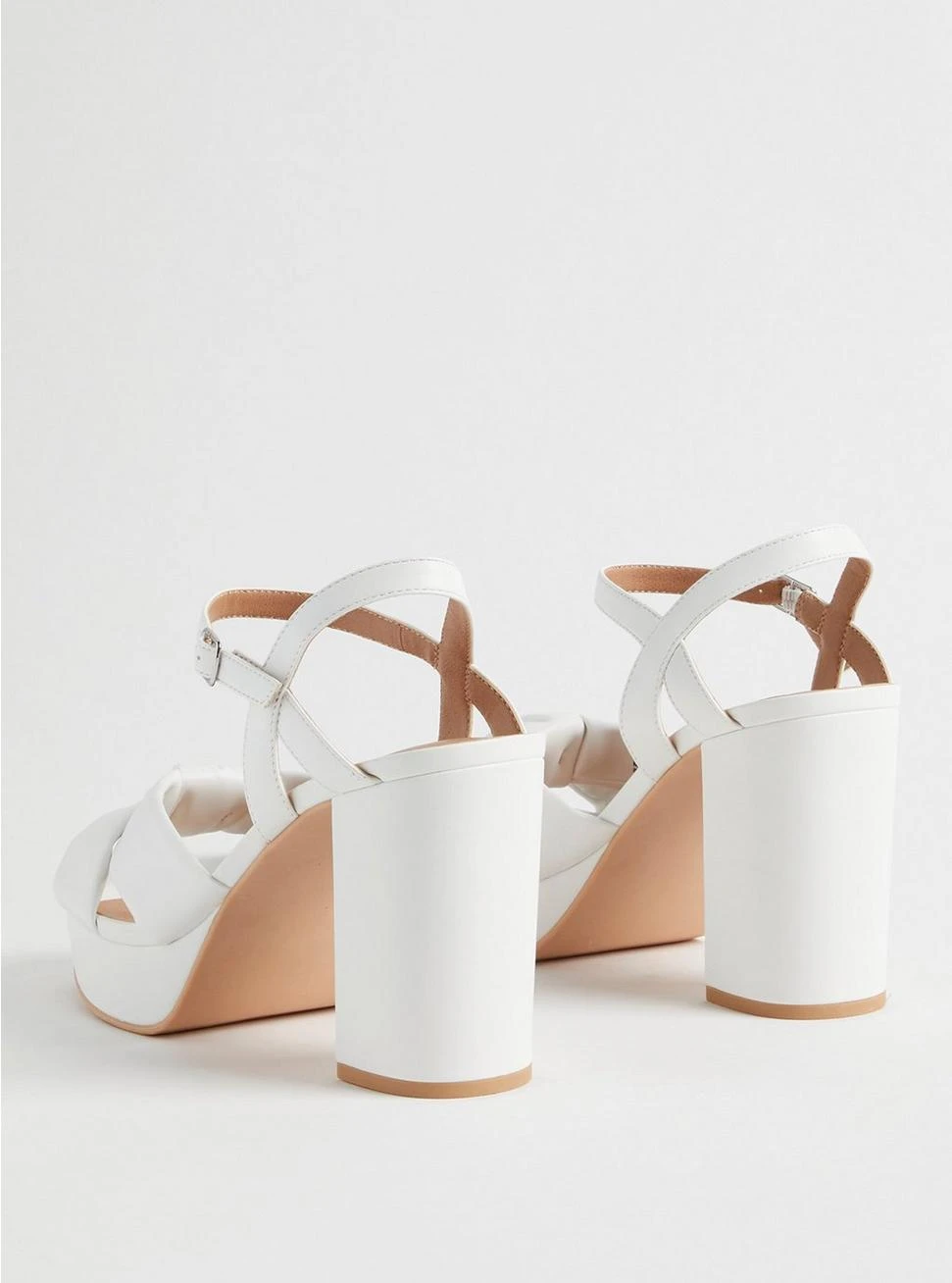 Soft Knot Heeled Platform Mule (WW) 4 Soft Knot Heeled Platform Mule (WW) - Image 4