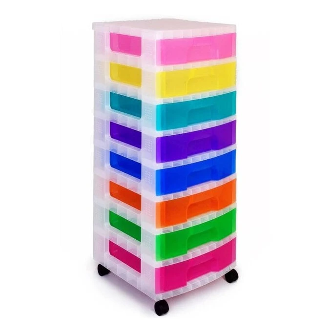 Really Useful Rainbow Storage Tower 8 Drawers 1 Really Useful Rainbow Storage Tower 8 Drawers