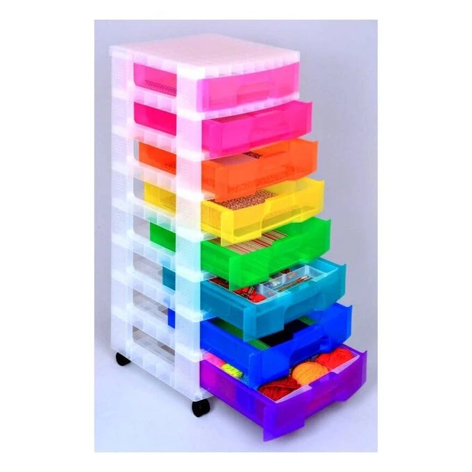 Really Useful Rainbow Storage Tower 8 Drawers 2 Really Useful Rainbow Storage Tower 8 Drawers - Image 2