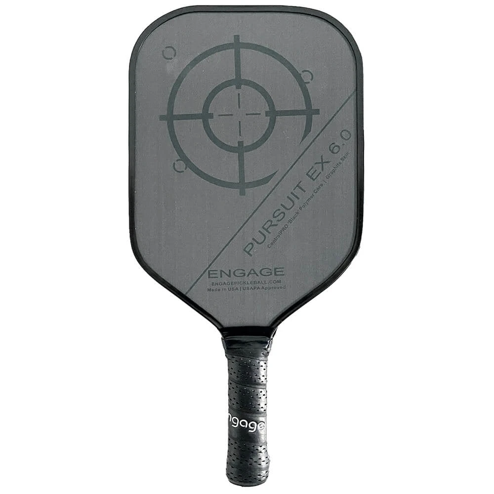 Engage Pursuit EX 6.0 Graphite Stealth Black Pickleball Paddle 1 Engage Pursuit EX 6.0 Graphite Stealth Black Pickleball Paddle