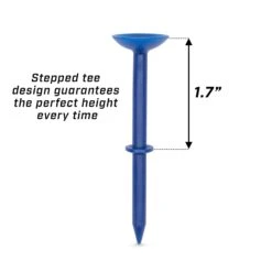 GoSports 3.25" Widemouth Stepped Plastic Golf Tees 10 GoSports 3.25" Widemouth Stepped Plastic Golf Tees -Magical Ears Collectibles Shop GOLF TEES WMSTEP 60 RWB StepHeight