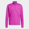 Adidas Golf Elevated 1/4 Zip Lucid Fuchsia