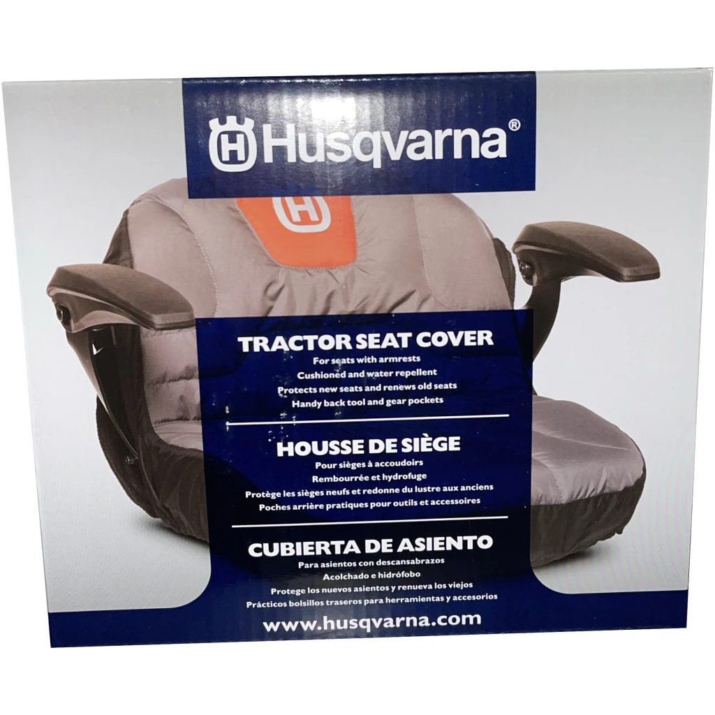 Husqvarna Tractor Seat Cover W/ Armrest #588208703 1 Husqvarna Tractor Seat Cover W/ Armrest #588208703