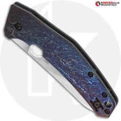 MODIFIED Spyderco SpydieChef C211TIP Knife - MAYHEM FINISH -Magical Ears Collectibles Shop KP C211TIP MAYHEM CLOSED FRONT