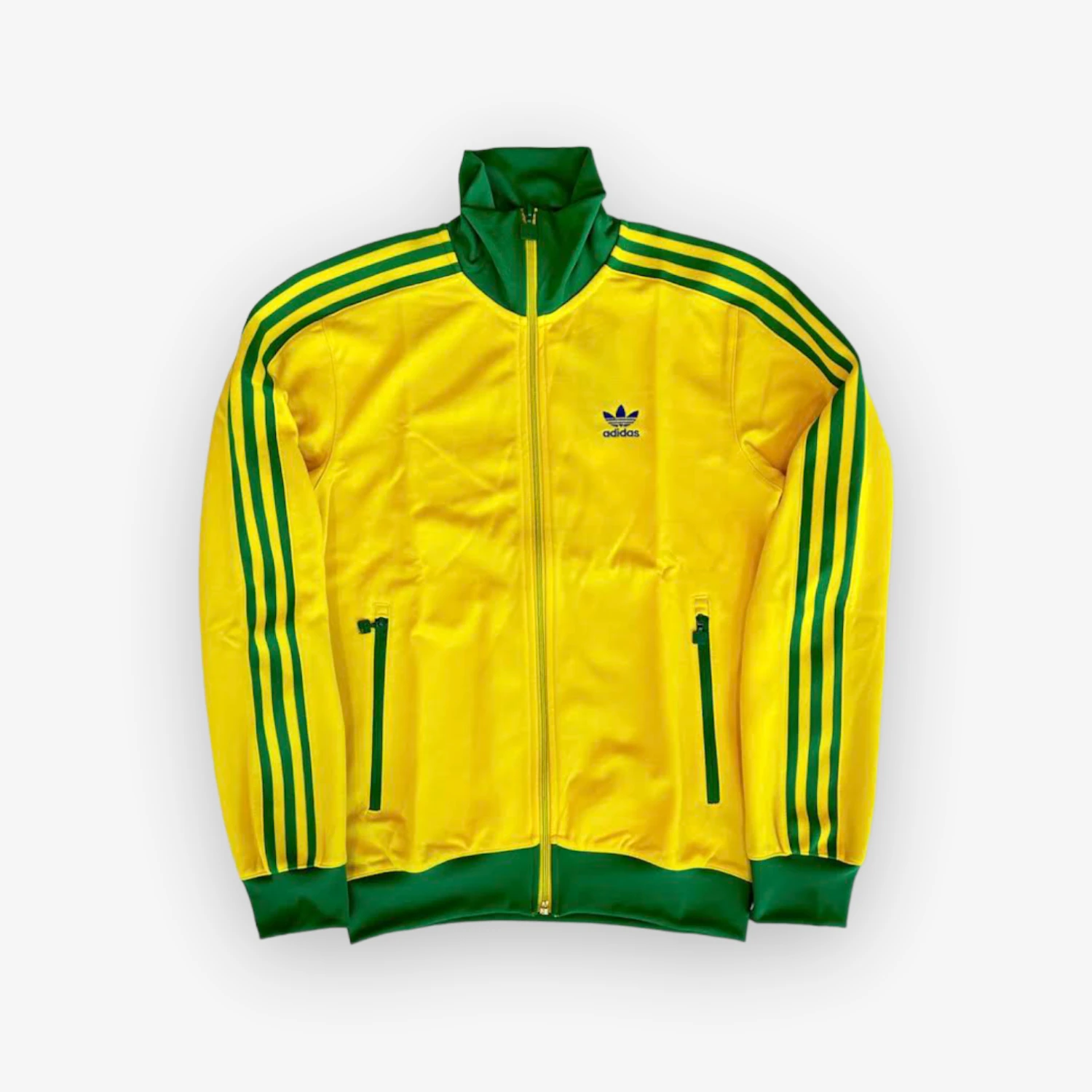 Adidas FB Nations Track Top Team Yellow Green HK7410 1 Adidas FB Nations Track Top Team Yellow Green HK7410