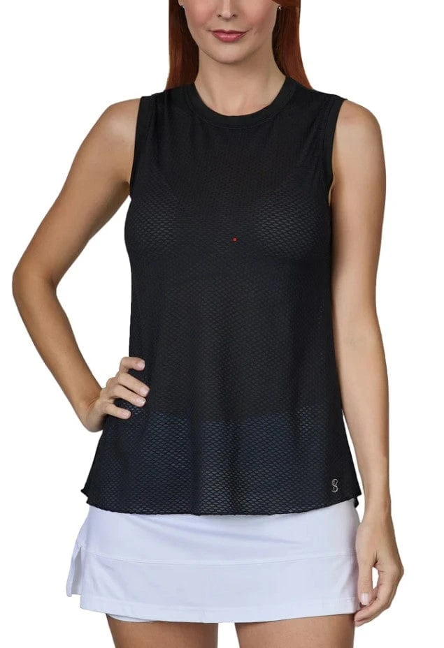 Sofibella Womens's Sleeveless Airflow Tennis Tank Top 1 Sofibella Womens's Sleeveless Airflow Tennis Tank Top