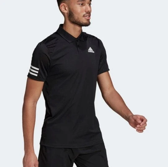 Men's Adidas Club Tennis 3-Stripes Polo Shirt 3 Men's Adidas Club Tennis 3-Stripes Polo Shirt - Image 3