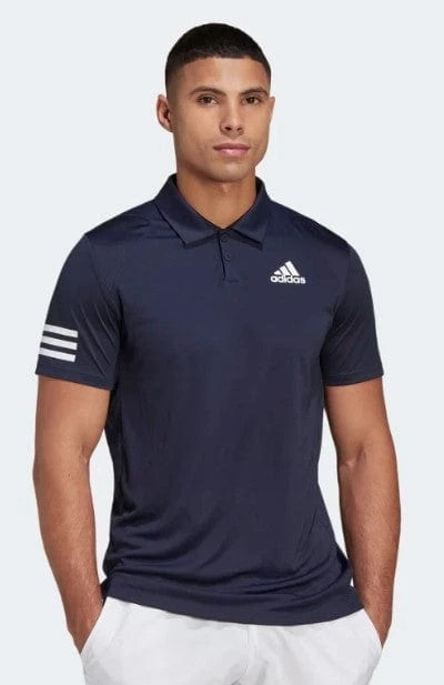 Men's Adidas Club Tennis 3-Stripes Polo Shirt 6 Men's Adidas Club Tennis 3-Stripes Polo Shirt - Image 6