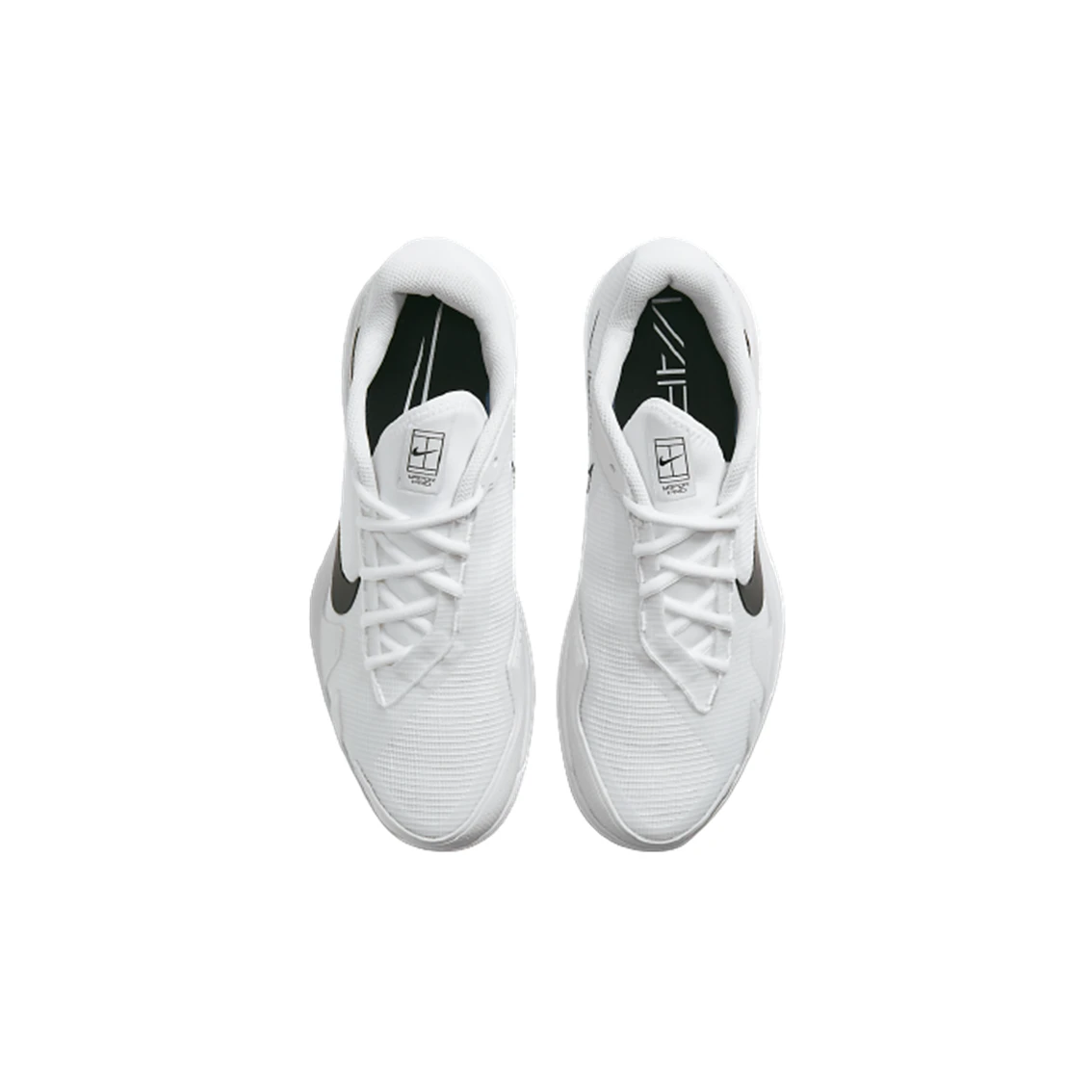 Nike Air Zoom Vapor Pro Hard Court White/Black Men's Tennis Shoes 4 Nike Air Zoom Vapor Pro Hard Court White/Black Men's Tennis Shoes - Image 4