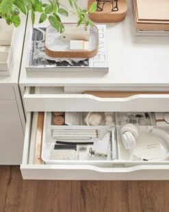 ALEX Drawer Unit On Casters - White 26 3/8x26 " -Magical Ears Collectibles Shop alex drawer unit on casters white 1043716 ph166569 s5