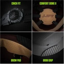 Lift DAX Carbon Fiber Full Brim Hard Hat (Jungle Camo) HDC-20CJ 7 Lift DAX Carbon Fiber Full Brim Hard Hat (Jungle Camo) HDC-20CJ -Magical Ears Collectibles Shop all 1