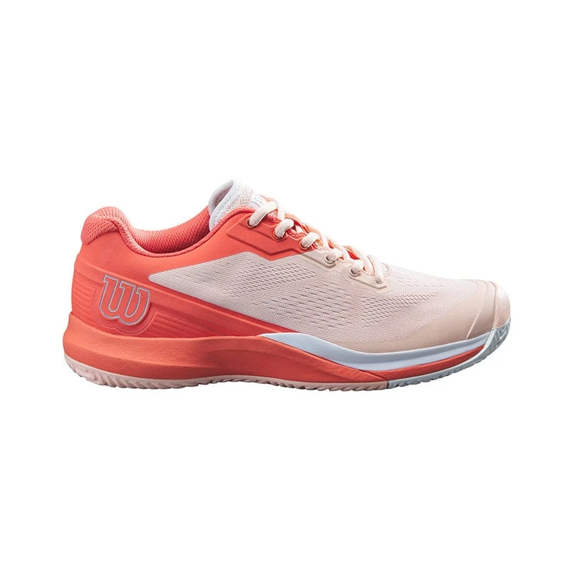 Women's Wilson Rush Pro 3.5 Tennis Shoe - Peach 2 Women's Wilson Rush Pro 3.5 Tennis Shoe - Peach - Image 2