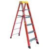 Bauer 6' Fiberglass Stepladder Type IA 300 Lb. Rated 30406
