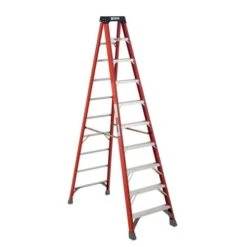 Bauer 12' Fiberglass Stepladder Type IA 300 Lb. Rated 30412