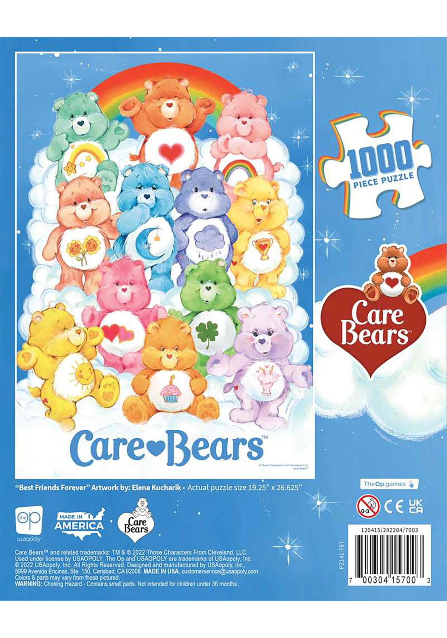Care Bears 40th Anniversary Collage 1000 Piece Puzzle 4 Care Bears 40th Anniversary Collage 1000 Piece Puzzle - Image 4