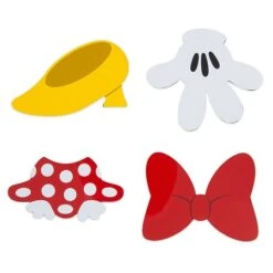 Disney Magnet Set - Minnie Mouse Body Parts - Set Of 4