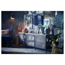 FJÄLLBO TV Unit - Black 59x14 1/8x21 1/4 " -Magical Ears Collectibles Shop fjaellbo tv unit black 0658086 ph150571 s5