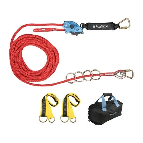FallTech Temporary 100' 4-Person HLL Lifeline System 772100 1 FallTech Temporary 100' 4-Person HLL Lifeline System 772100