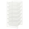 JONAXEL Storage Combination - White 19 5/8x20 1/8x41 "
