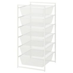 JONAXEL Storage Combination - White 19 5/8x20 1/8x41 "