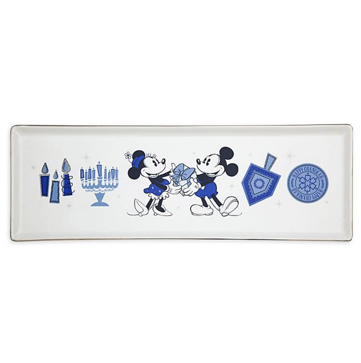 Disney Holiday Tray - Mickey And Minnie Mouse Chanukah 1 Disney Holiday Tray - Mickey And Minnie Mouse Chanukah