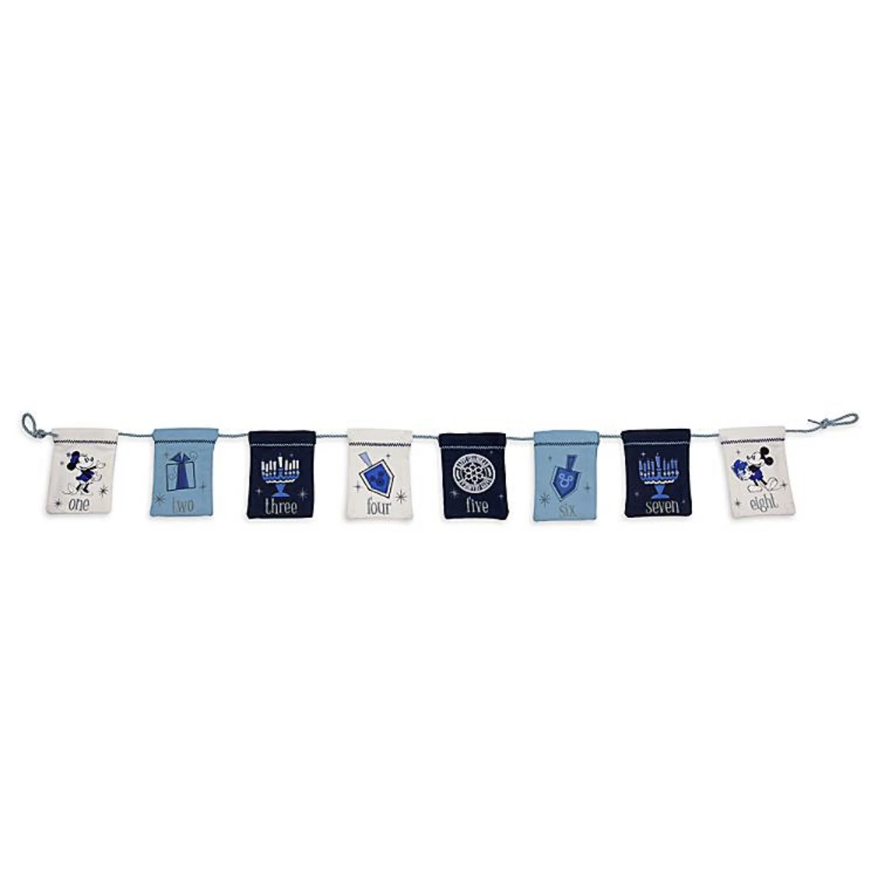 Disney Holiday Pouch Banner - Mickey And Minnie Mouse Chanukah 1 Disney Holiday Pouch Banner - Mickey And Minnie Mouse Chanukah
