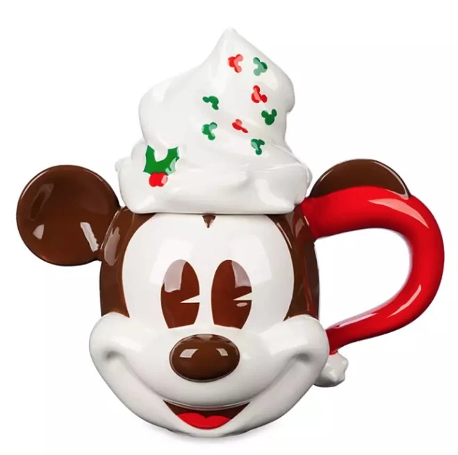 Disney Holiday Mug And Lid - Mickey Mouse Whipped Cream 1 Disney Holiday Mug And Lid - Mickey Mouse Whipped Cream