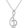 Disney Rebecca Hook Necklace - Mickey Mouse Music
