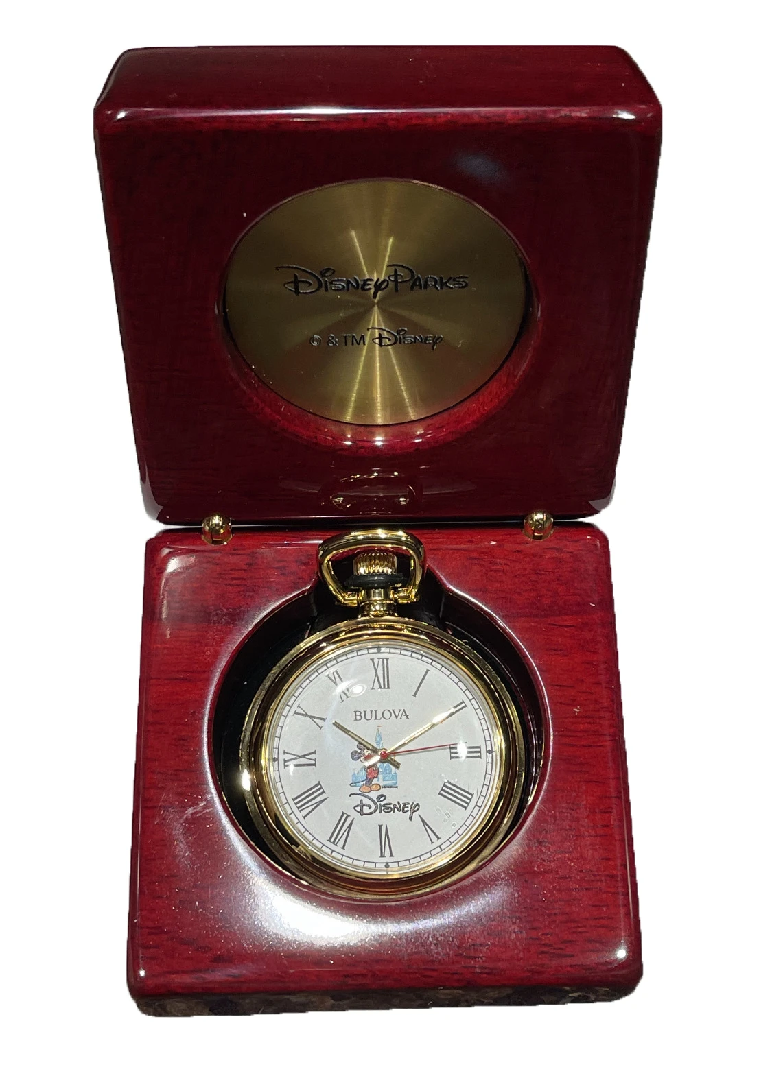 Disney Pocket Watch - Bulova - 50th Anniversary 1 Disney Pocket Watch - Bulova - 50th Anniversary