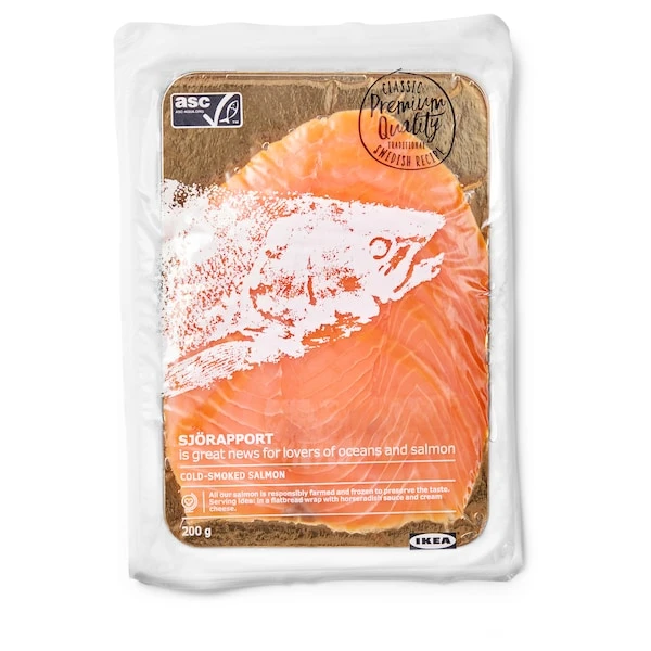 SJÖRAPPORT Cold Smoked Salmon - ASC Certified/frozen 1 SJÖRAPPORT Cold Smoked Salmon - ASC Certified/frozen